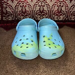 Baby blue Crocs